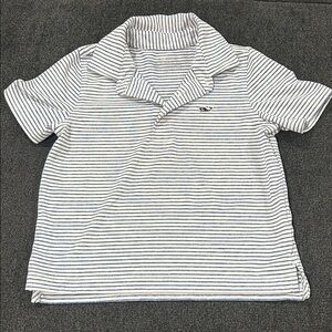 Vineyard Vines Navy Striped Polo Shirt